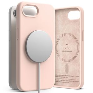 Ringke Silicone Magsafe Deksel til iPhone 16e - Rosa