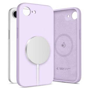 Tech-Protect Liquid Silicone MagSafe Deksel til iPhone 16e - Lilla