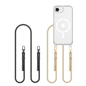 Tech-Protect FlexAir Chain MagSafe Deksel til iPhone 16e - Svart/Beige