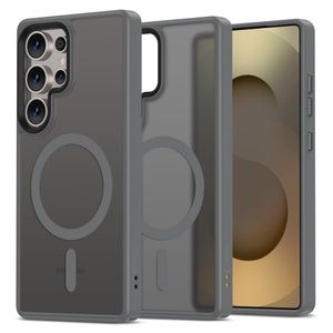 Tech-Protect MagMat MagSafe Deksel til Samsung Galaxy S25 Ultra - Gjennomsiktig grå