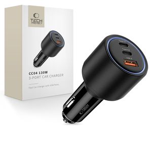 CC04 3-port PD130W billader – svart