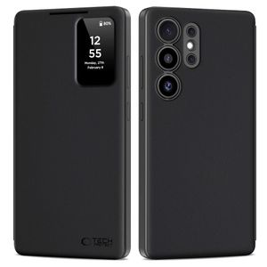 Tech-Protect Smart Wallet Etui til Samsung Galaxy S25 Ultra - Matte Black
