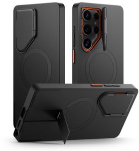 Tech-Protect Kevlar Aura MagSafe Skal Samsung Galaxy S25 Ultra - Svart/Orange