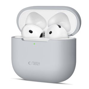 Tech-Protect Silicone Case for AirPods 4 - Gray