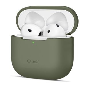 Tech-Protect Silicone Case for AirPods 4 - Olive