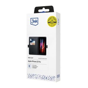 3mk Wallet Flip Cover till iPhone 17 Pro - Sort