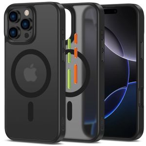 Tech-Protect MagMat Magsafe 3-set Deksel til iPhone 16 Pro Max - Matte Black