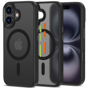 Tech-Protect MagMat Magsafe 3-set Case for iPhone 16 - Matte Black