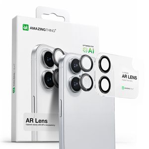 AmazingThing Lens Glass Linssinsuoja till iPhone 17 - Musta