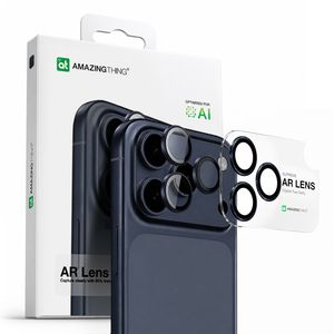 AmazingThing Lens Glass Linssinsuoja till iPhone 17 Pro/17 Pro Max - Sininen