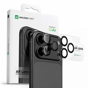 AmazingThing Lens Glass Linssinsuoja till iPhone 17 Pro/17 Pro Max - Harmaa