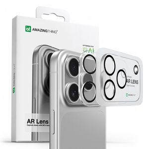 AmazingThing Full Lens Glass Linssinsuoja till iPhone 17 Pro - Läpinäkyvä
