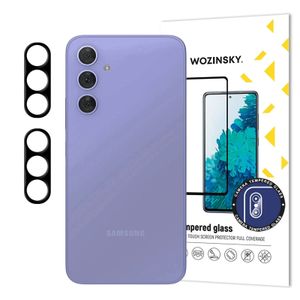 Wozinsky linsebeskytter for Samsung Galaxy A17/A17 5G – Svart 2-pakning