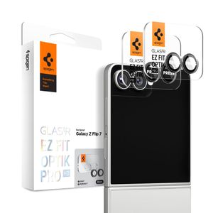 Spigen Optik Pro HD Glas.tR EZ Fit 2-pack Linsebeskytter til Samsung Galaxy Z Flip 7