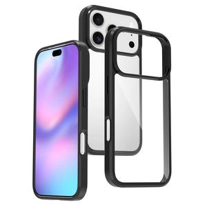 iPhone 18 Pro/17 Pro MagSafe deksel med akrylbakside - Svart