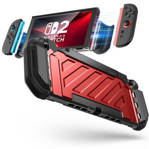 Supcase Unicorn Beetle Pro deksel for Nintendo Switch 2 – rød og svart