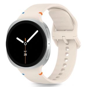 Tech-Protect Silikon Klockarmband Samsung Galaxy Watch 8/8 Classic - Beige