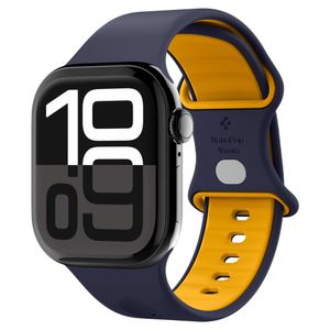 Spigen Nano Pop Klokkereim til Apple Watch 44/45/46/49 mm - Blå/Gul