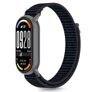 Tech-Protect Nylon Pro Kockarmband Xiaomi Smart Band 8/9/10/NFC - Svart/Orange
