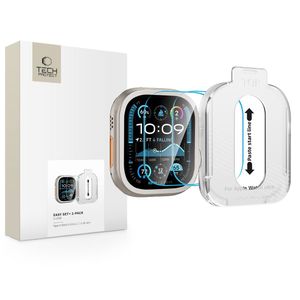 Tech-Protect Easy Set+ Näytönsuoja Apple Watch Ultra 1/2 49mm, 2-pakkaus