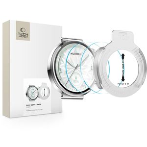 Tech-Protect Easy Set+ Skærmbeskyttelse til Huawei Watch GT 5 41 mm, 2-pak