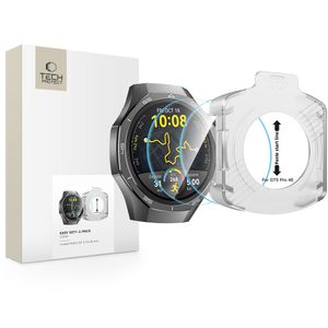 Tech-Protect Easy Set+ Skærmbeskyttelse til Huawei Watch GT 5 Pro, 2-pak