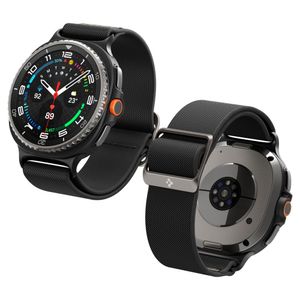 Spigen Fit Lite Kockarmband till Samsung Galaxy Watch 40/44/46 mm - Svart