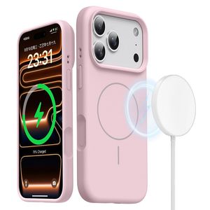 iPhone 18 Pro Max/17 Pro Max MagSafe Skal i silikon - Rosa