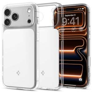 Spigen Ultra Hybrid "T" MagSafe Kuori till iPhone 17 Pro Max - Valkoinen/Läpinäkyvä