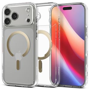 Spigen Ultra Hybrid MagSafe Cover til iPhone 17 Pro Max - Gennemsigtig guld