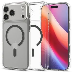 Spigen Ultra Hybrid MagSafe Cover till iPhone 17 Pro Max - Grå/Gennemsigtig