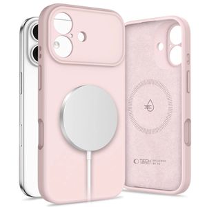 Tech-Protect Silicone MagSafe Case for iPhone 17 - Pink