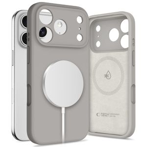 Tech-Protect Silicone MagSafe Deksel till iPhone 17 Pro Max - Grå