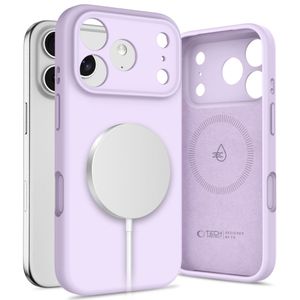 Tech-Protect Silicone MagSafe Deksel till iPhone 17 Pro Max - Lilla