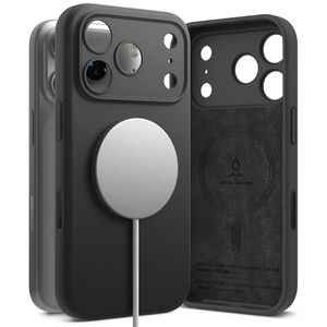 Ringke Silicone Magnetic MagSafe Deksel till iPhone 17 Pro Max - Svart