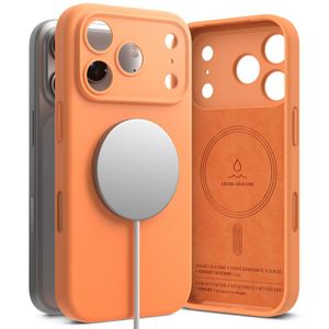 Ringke Silicone MagSafe Cover til iPhone 17 Pro Max - Orange
