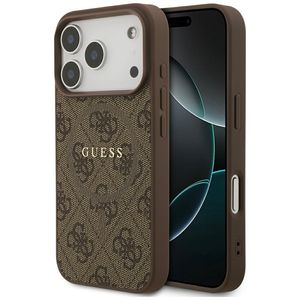 Guess 4G Ring Classic Logo MagSafe -kuori till iPhone 17 Pro - Ruskea