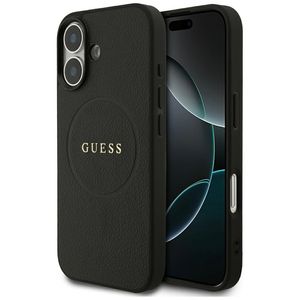 Guess Grained Ring MagSafe -kuori till iPhone 17 - Musta