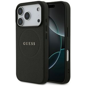 Guess Grained Ring MagSafe -kuori till iPhone 17 Pro - Musta