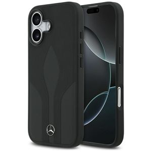 Mercedes Leather The Move MagSafe -kuori till iPhone 17 - Musta