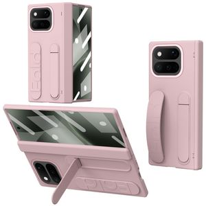 Google Pixel 11 Pro Fold Deksel med skjermbeskytter i herdet glass - Rosa