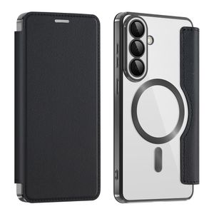 Samsung Galaxy S26 Plus MagSafe Lommeboketui RFID-blokkerende Kortholder - Svart