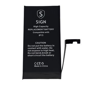 iPhone 15 Batteri med høy kapasitet - 3640mAh