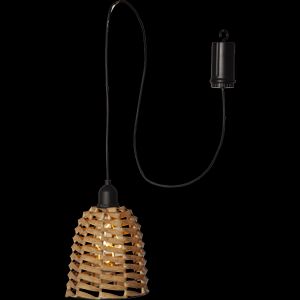 Star Trading LED-lampa utomhusdekoration Twine – brun