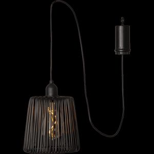 Star Trading LED-lampa utomhusdekoration Twine – svart