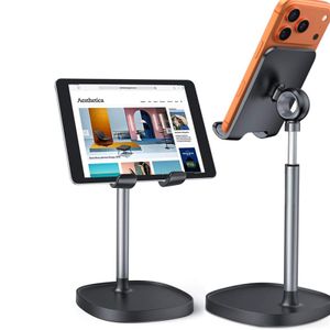 Lisen Mekanisk Stativ for Telefon/Nettbrett 4-10 tommer - Svart