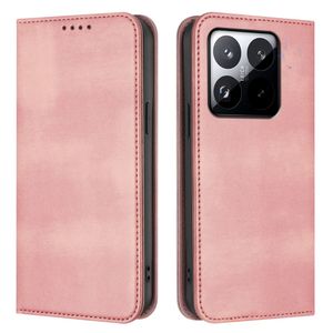 Xiaomi 15T Wallet Cover with RFID Blocking - Pink
