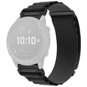 Garmin Fenix 8 Pro/Quatix 8/Tactix 8 47mm Nylon Sport Klockarmband - Svart
