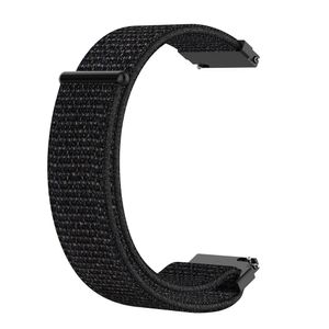Klockarmband i Nylon till Samsung Galaxy Watch/Xiaomi Watch 2 Pro m.fl. – Svart