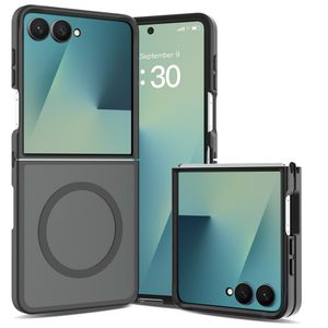 Samsung Galaxy Z Flip8 MagSafe kuori akryylitakalla - Musta
